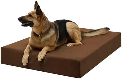 Barker Beds XL Orthopedic Dog Bed - 7" Memory Foam Mattress - 75-...